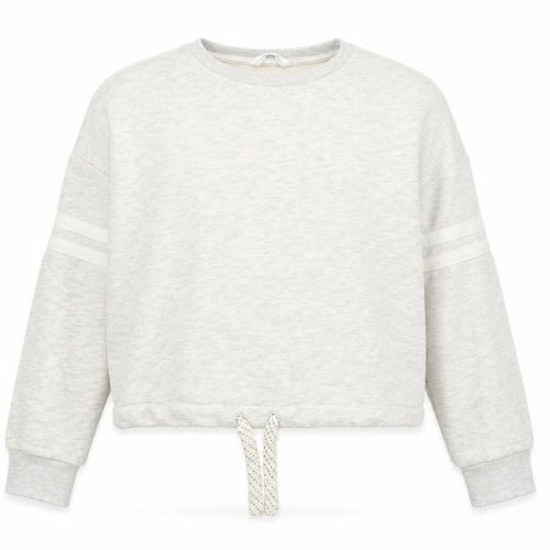 Marks and Spencer Girls Grey Crew Neck  Cotton Pullover Jumper Size 10-11 Years  Pullover