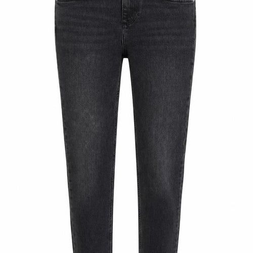 Zara Womens Grey  Cotton Skinny Jeans Size 6 L26 in Regular Button - Distressed Hem
