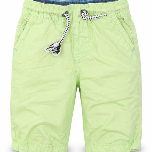 Blue Zoo Boys Green  Cotton Bermuda Shorts Size 2-3 Years  Regular Tie