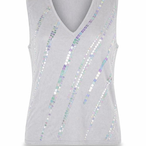 Essentials Womens Purple  Viscose Jersey Tank Size 14 Round Neck