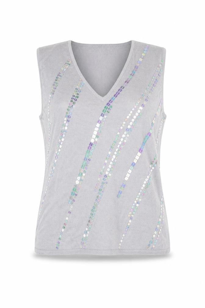Essentials Womens Purple  Viscose Jersey Tank Size 14 Round Neck