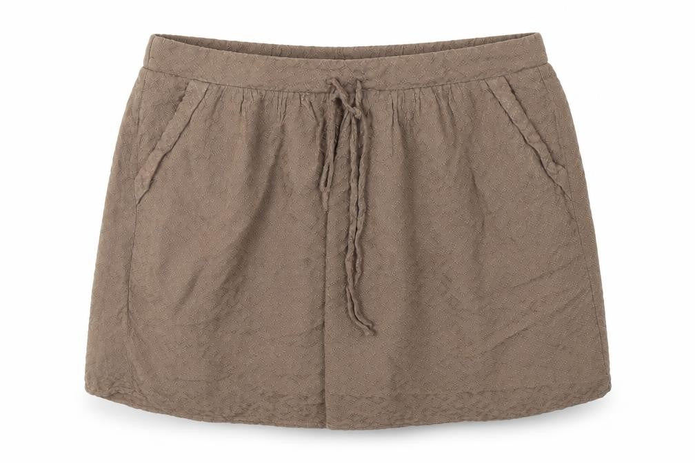 friday's project Womens Brown Geometric Cotton Swing Skirt Size S   Tie