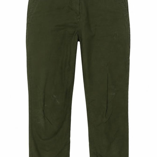 NEXT Mens Green  Cotton Trousers  Size 18 L28 in Regular