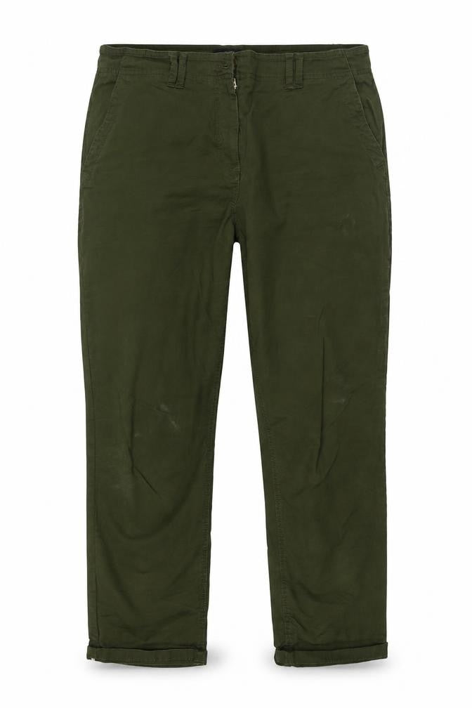 NEXT Mens Green  Cotton Trousers  Size 18 L28 in Regular
