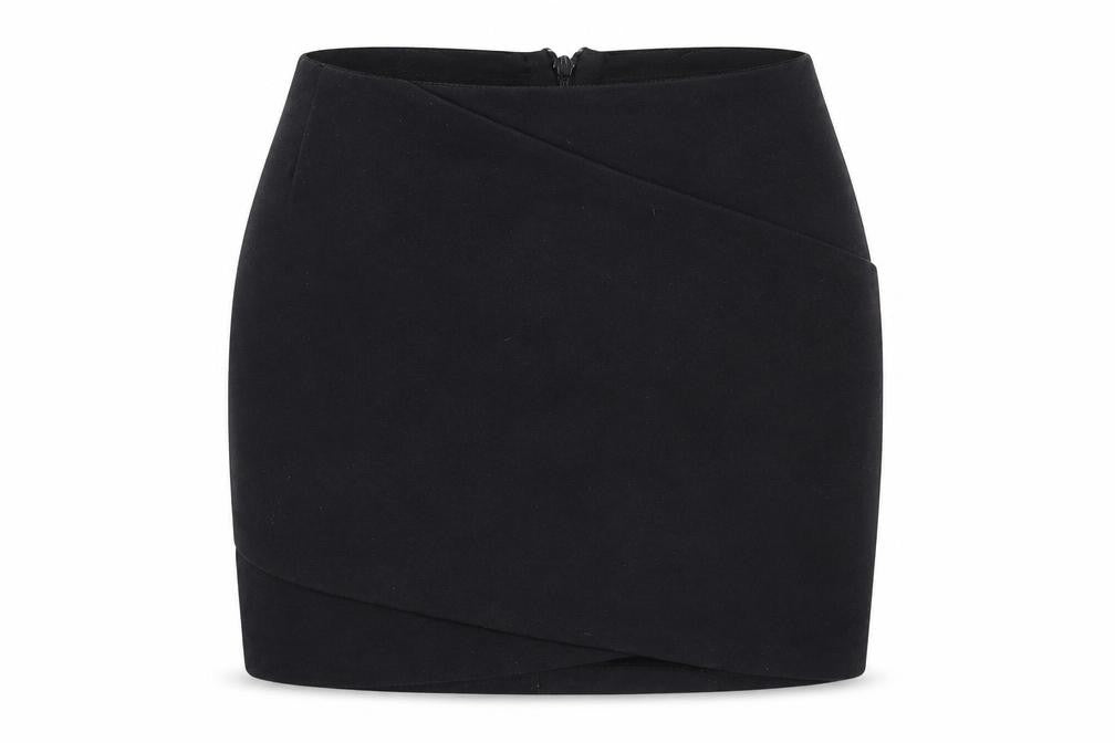 River Island Womens Black  Polyester Straight & Pencil Skirt Size 6