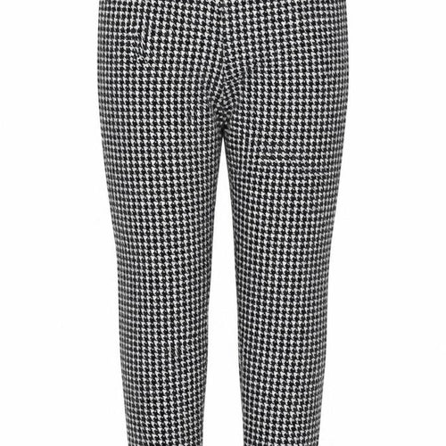 Preworn Girls Black Plaid Polyester Jegging Trousers Size 9 Months  Regular