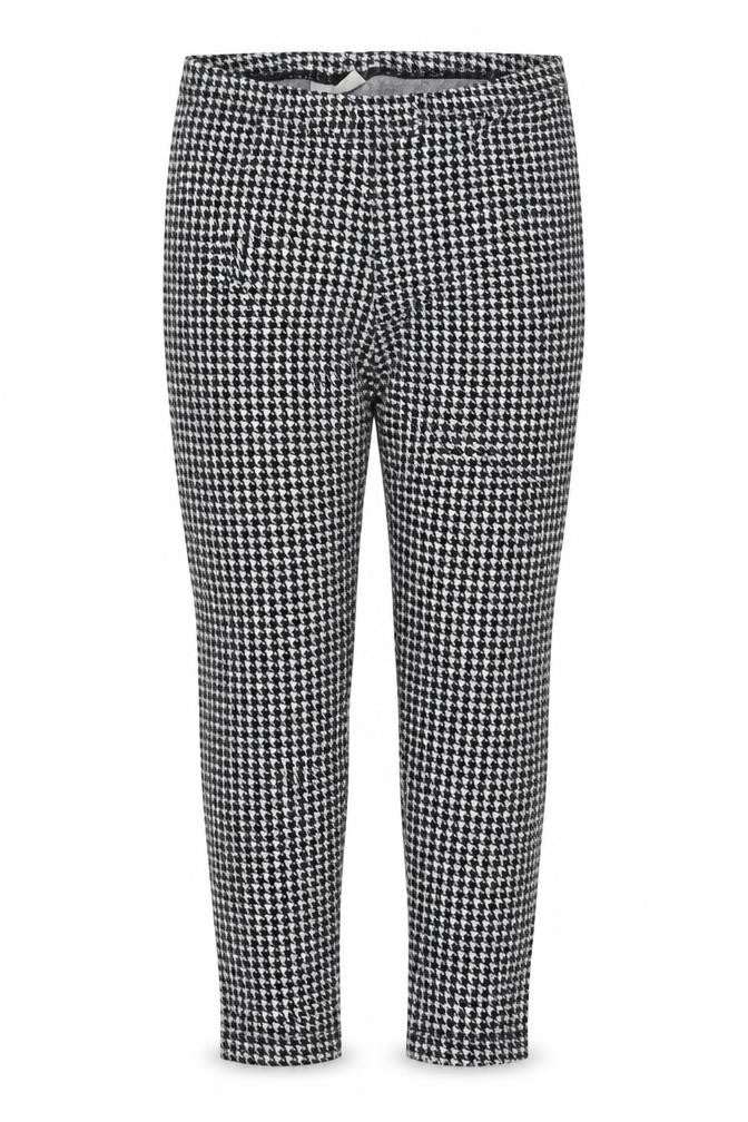 Preworn Girls Black Plaid Polyester Jegging Trousers Size 9 Months  Regular