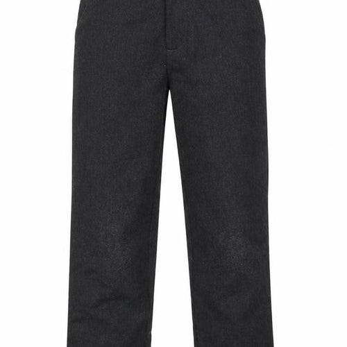 George Boys Grey  Polyester Dress Pants Trousers Size 6-7 Years  Regular Hook & Eye