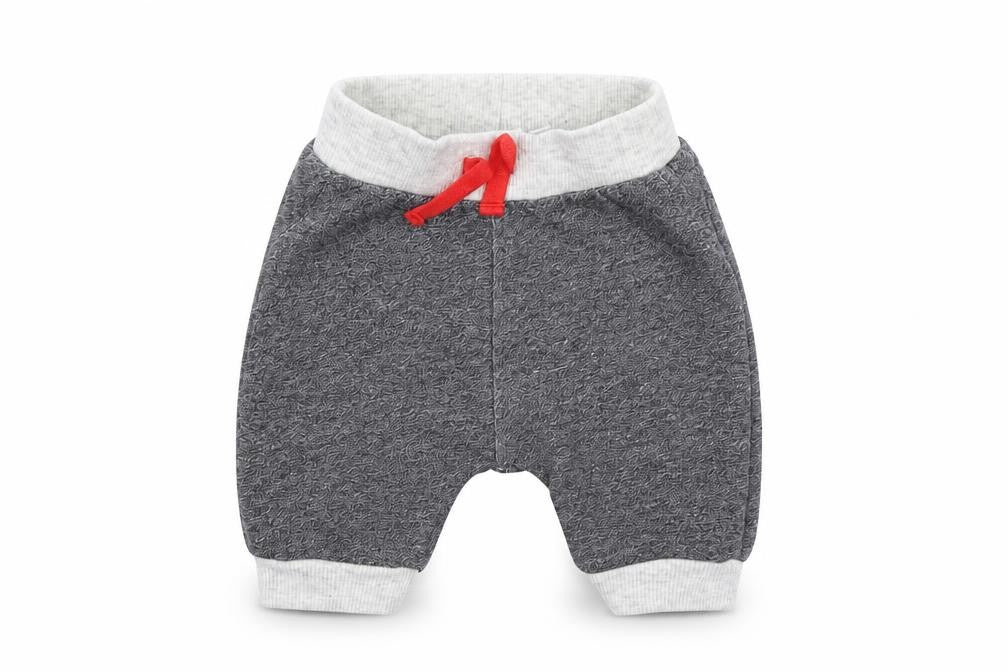Blue Zoo Boys Grey  Cotton Jogger Trousers Size 0-3 Months  Pullover
