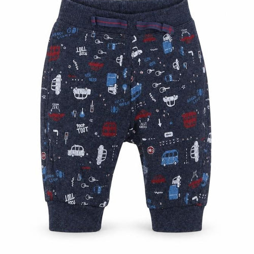 George Boys Blue  Cotton Jogger Trousers Size 0-3 Months  Pullover - Vehicle
