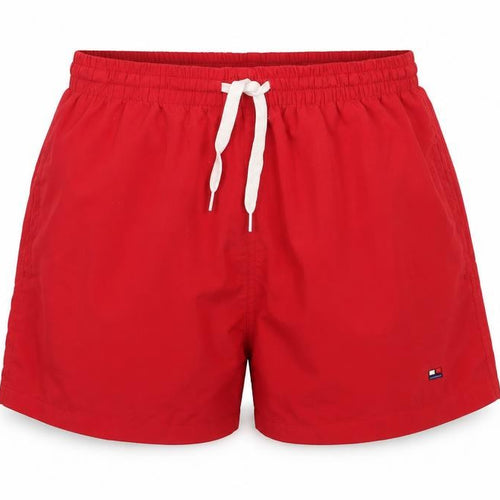 Asia Line Womens Red  Polyester Bermuda Shorts Size S L4 in Regular Drawstring