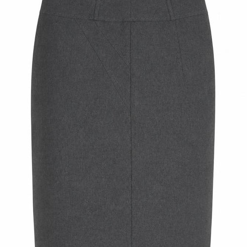 Atmosphere Womens Grey  Cotton A-Line Skirt Size 8   Zip