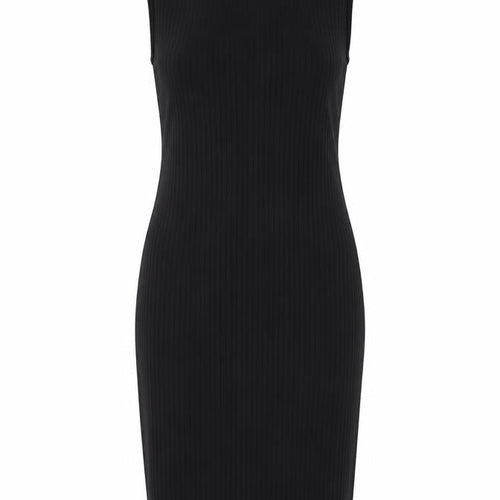 Nasty Gal Womens Black  Polyester Pencil Dress  Size 10  Round Neck Pullover