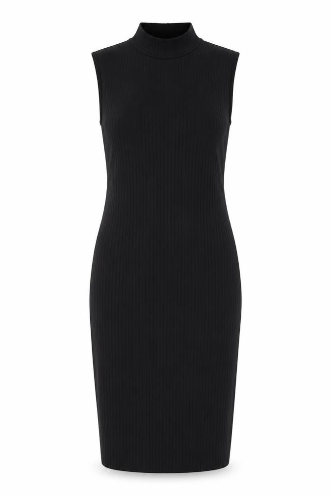 Nasty Gal Womens Black  Polyester Pencil Dress  Size 10  Round Neck Pullover