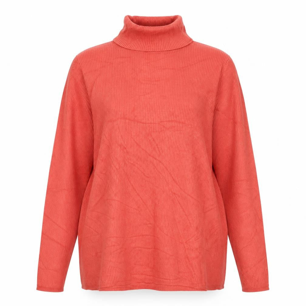 Front view of Marks & Spencer women’s pink viscose pullover sweatshirt, size UK 18, pullover