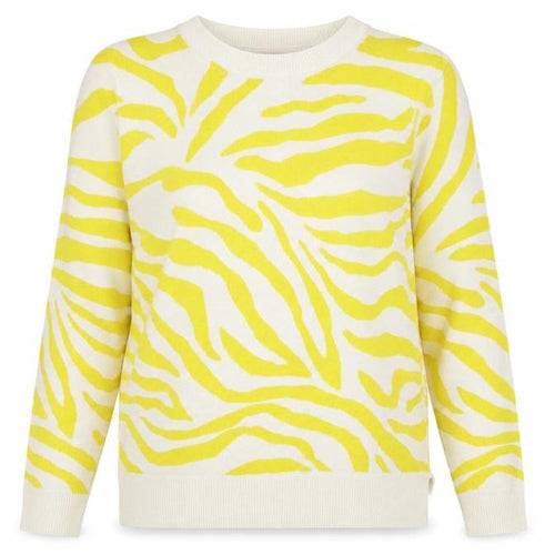 Marks and Spencer Womens Multicoloured Round Neck Animal Print Polyester Pullover Jumper Size 10