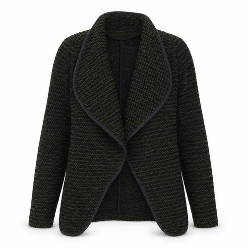 New Look Womens Green V-Neck  Polyester Cardigan Jumper Size 10