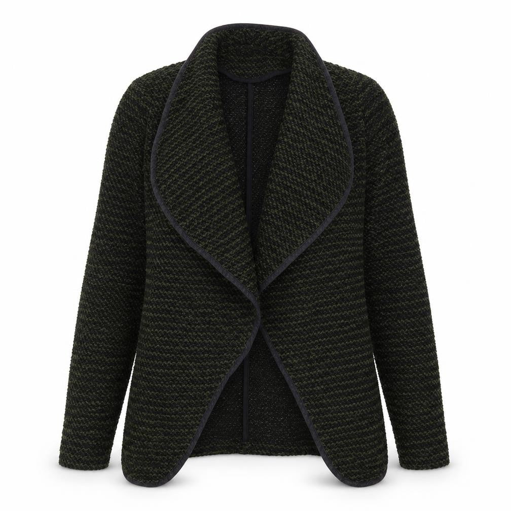 New Look Womens Green V-Neck  Polyester Cardigan Jumper Size 10