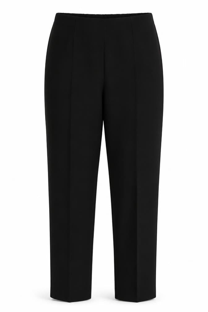 EWM Womens Black  Polyester Dress Pants Trousers Size 12 L28 in Regular
