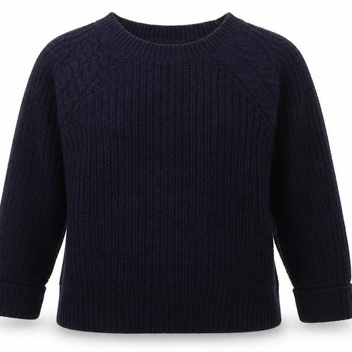 Dorothy Perkins Womens Blue Crew Neck  Acrylic Pullover Jumper Size 10