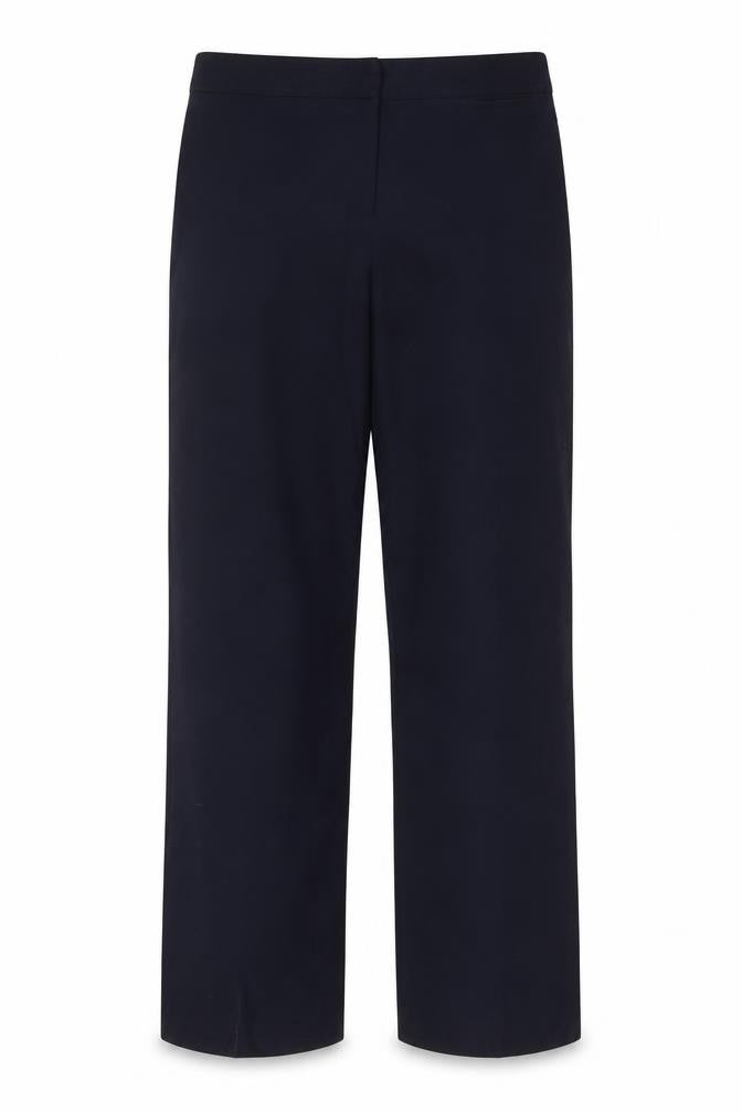 David luke Mens Blue  Polyester Trousers  Size 29 in L31 in Regular Hook & Eye