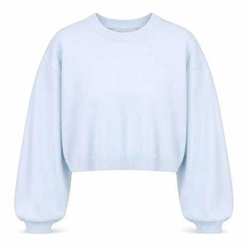 Pull&Bear Womens Blue Round Neck  Viscose Pullover Jumper Size S