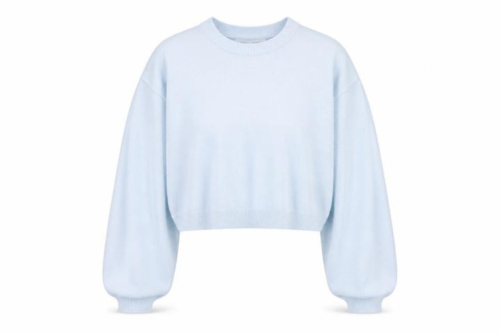 Pull&Bear Womens Blue Round Neck Viscose Pullover Jumper Size S