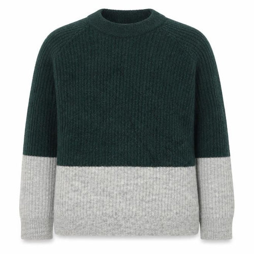 Envii Womens Green Round Neck  Acrylic Pullover Jumper Size S