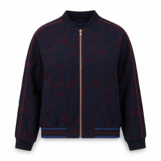 Front view of Next women’s blue jacket, size UK 10, zip
