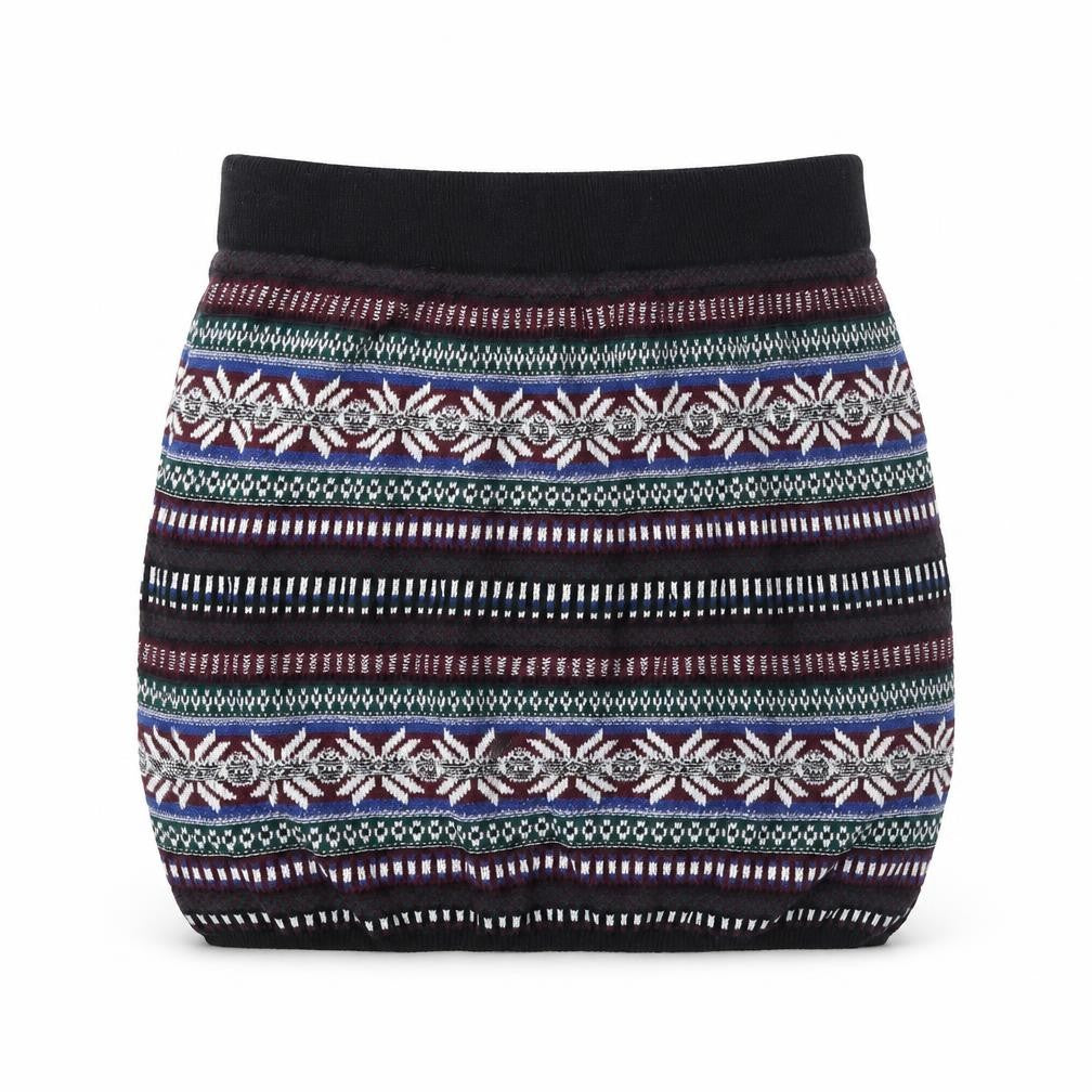 BDG Womens Multicoloured Geometric Cotton A-Line Skirt Size M  Regular