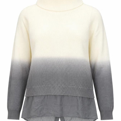 SOHO Womens White Roll Neck  Acrylic Pullover Jumper Size S
