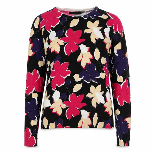 Debenhams Womens Multicoloured Floral Cotton Basic T-Shirt Size 10 Round Neck