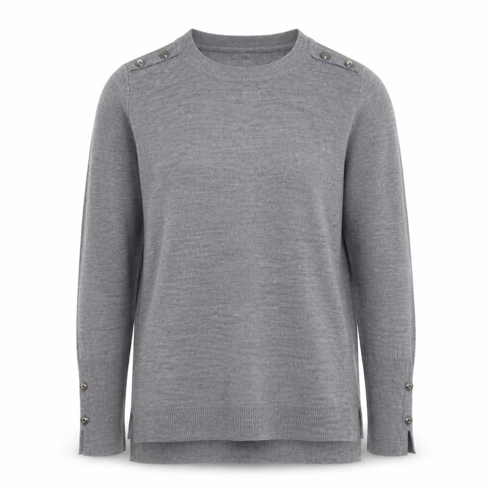 Primark Womens Grey  Acrylic Pullover Sweatshirt Size S