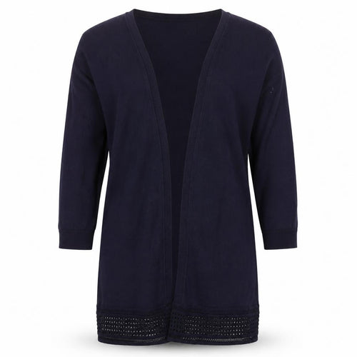 Dorothy Perkins Girls Blue V-Neck  Cotton Cardigan Jumper Size 12 Years