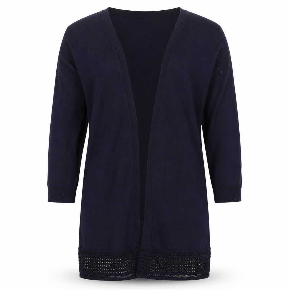 Dorothy Perkins Girls Blue V-Neck  Cotton Cardigan Jumper Size 12 Years