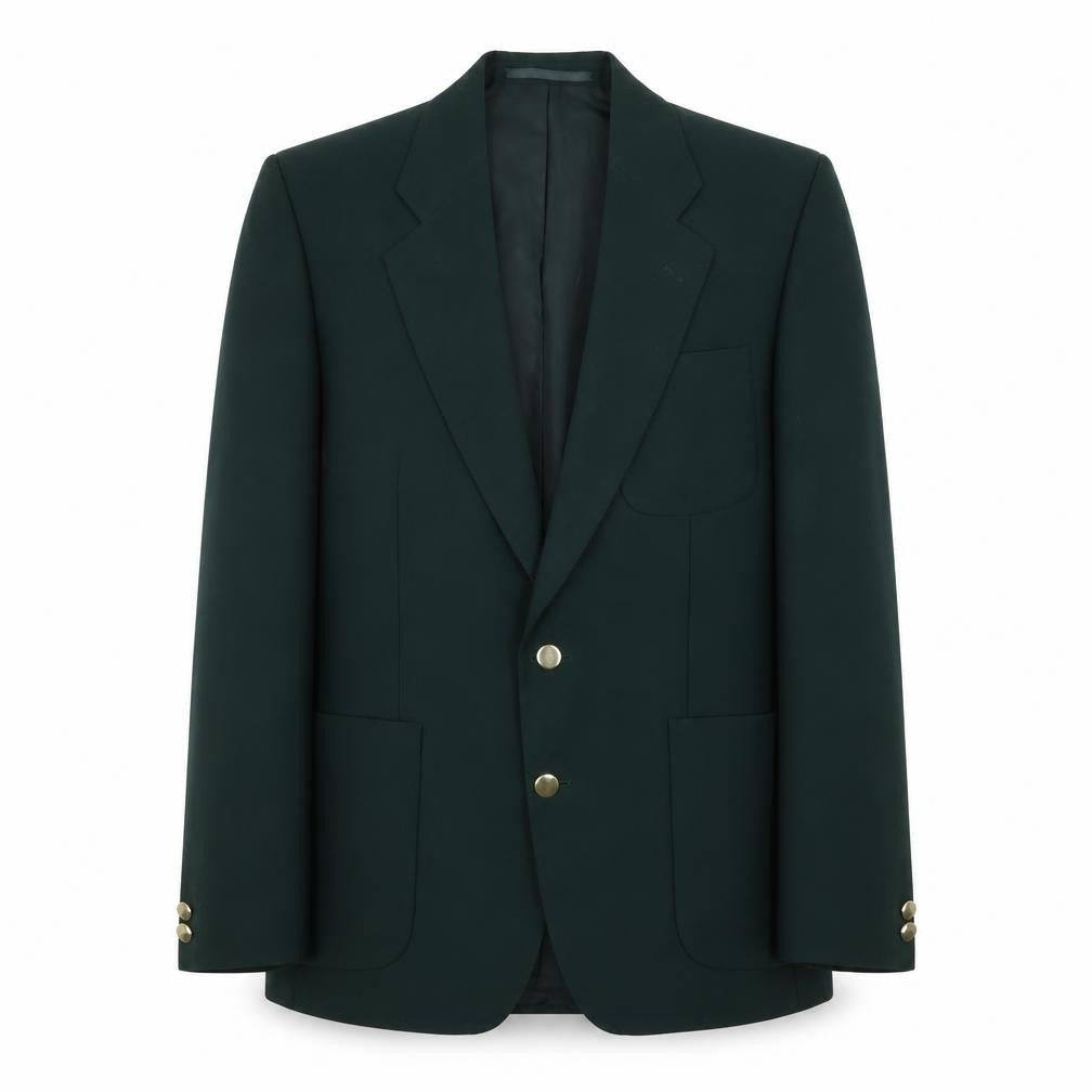 Front view of Brook Taverner women’s green polyester jacket suit jacket, size M