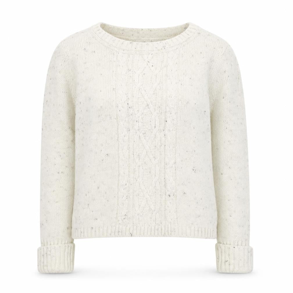 Store Twenty One Womens Beige Round Neck  Acrylic Pullover Jumper Size M
