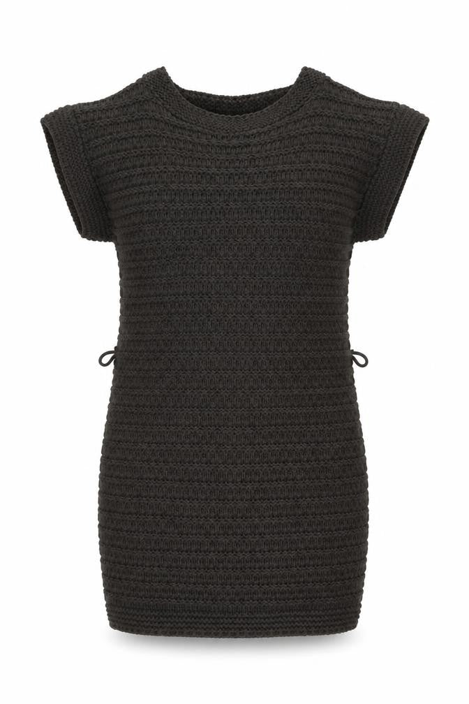 Therapy Womens Grey  Acrylic Jumper Dress  Size 12  Round Neck Pullover