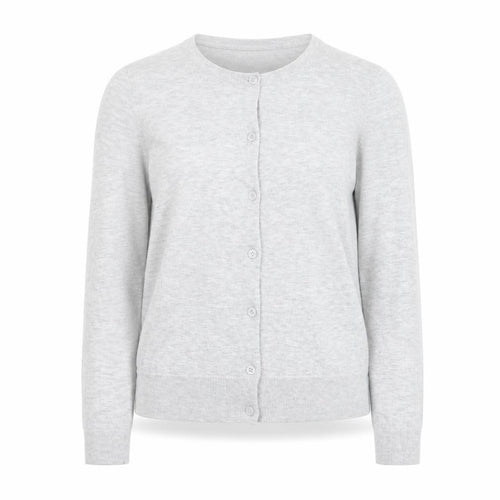 New Look Womens Grey Round Neck  Polyester Cardigan Jumper Size 12