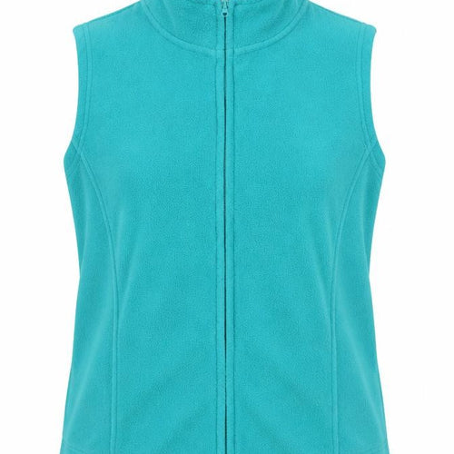 EWM Womens Green  Polyester Vest Sweatshirt Size 14  Zip