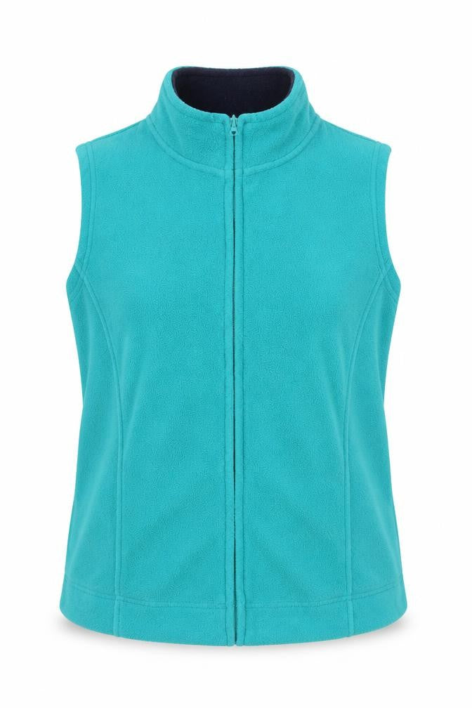 EWM Womens Green  Polyester Vest Sweatshirt Size 14  Zip
