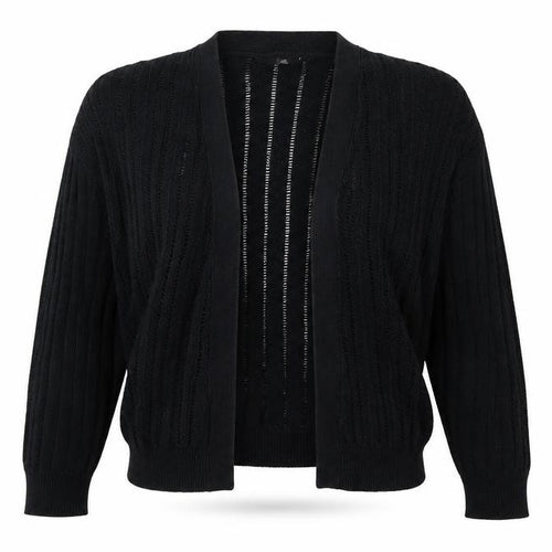 NEXT Womens Black V-Neck  Cotton Cardigan Jumper Size 10