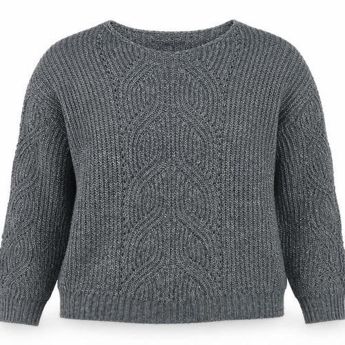 Rachel Roy Womens Blue Boat Neck  Acrylic Pullover Jumper Size M