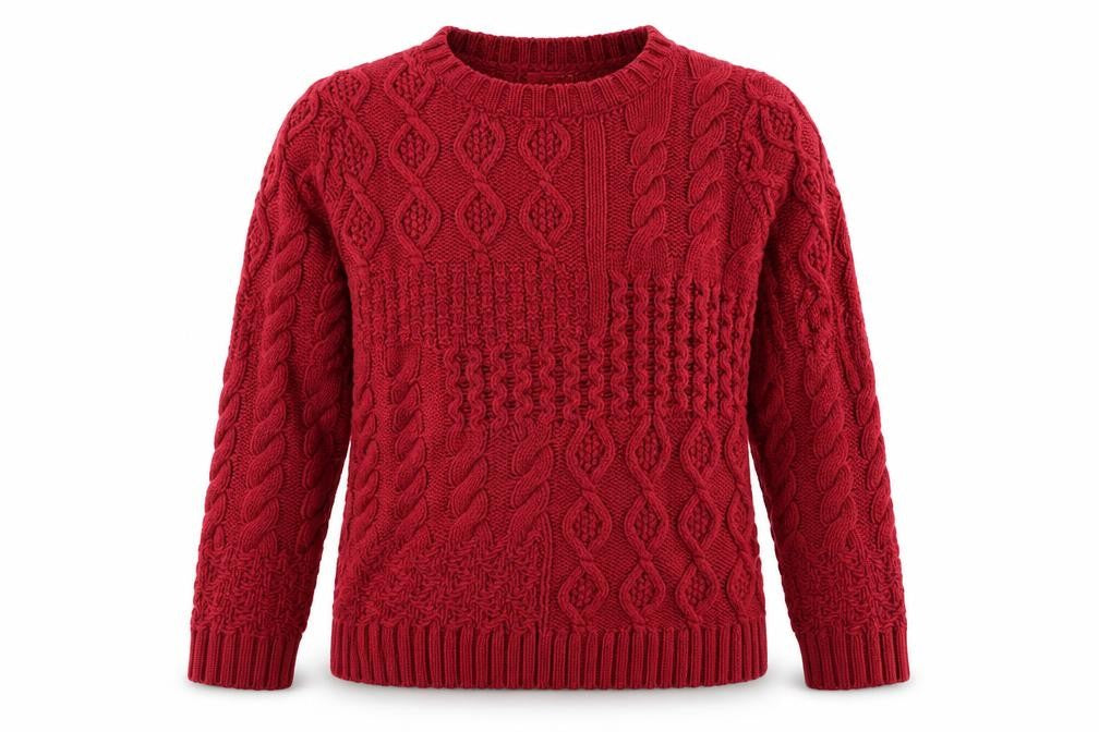 Front view of Tuy women’s pink round neck cotton jumper, size UK 8