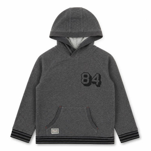 Marks and Spencer Boys Grey  Cotton Pullover Hoodie Size 8-9 Years