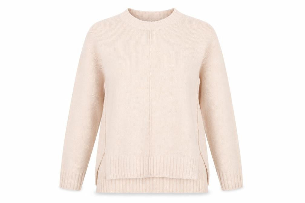 Marks and Spencer Womens Pink Round Neck  Acrylic Pullover Jumper Size S