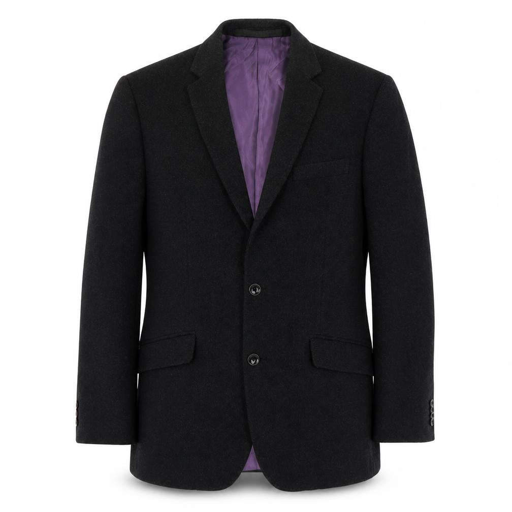 Front view of Marks & Spencer men’s grey wool jacket suit jacket