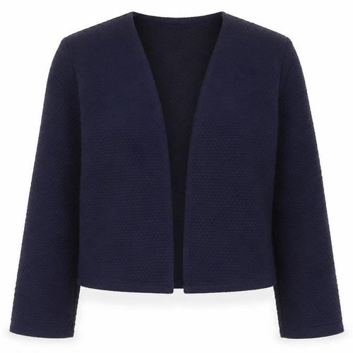 TU Womens Blue V-Neck  Acrylic Cardigan Jumper Size 10