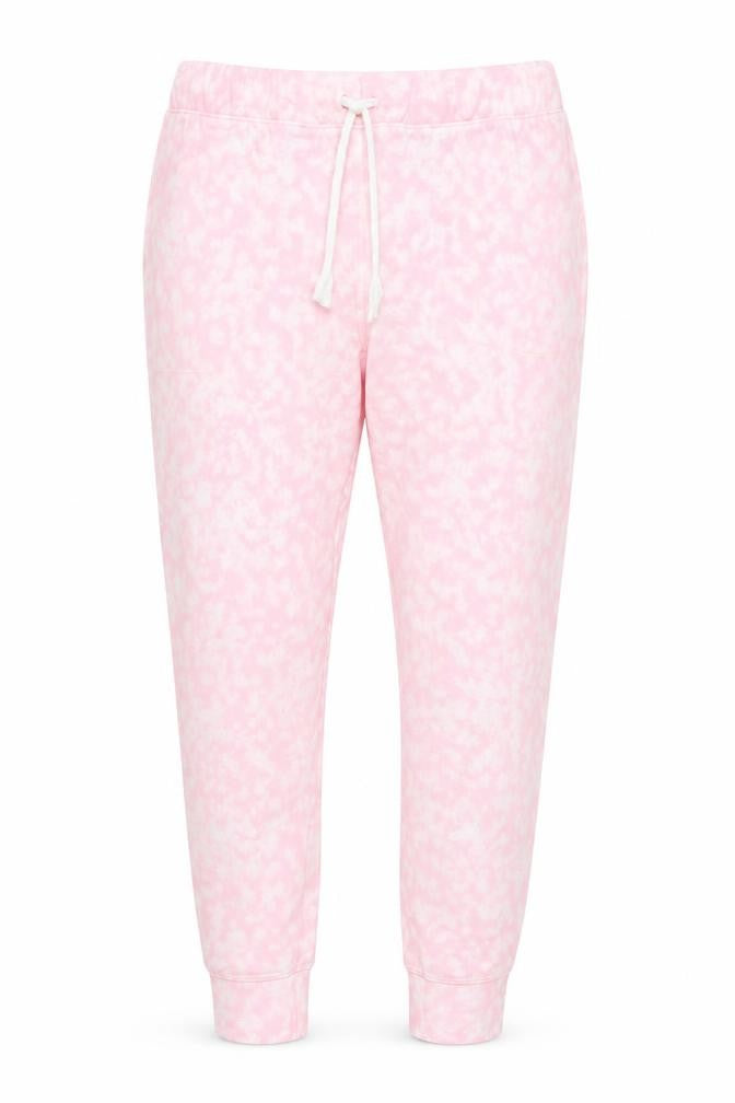 Preworn Womens Pink  Polyester Jogger Trousers Size L L28 in Regular