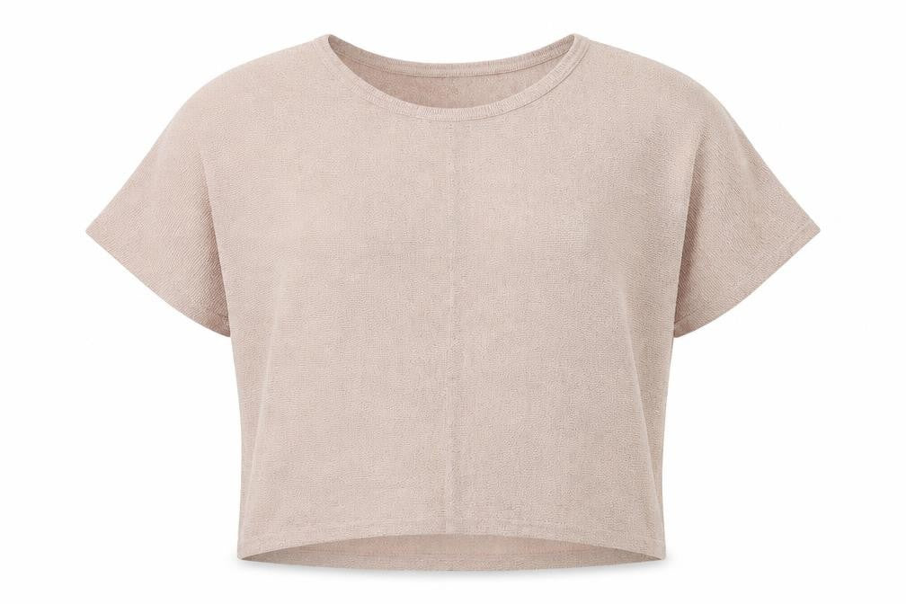 Front view of Next women’s pink round neck viscose jumper, size UK 8